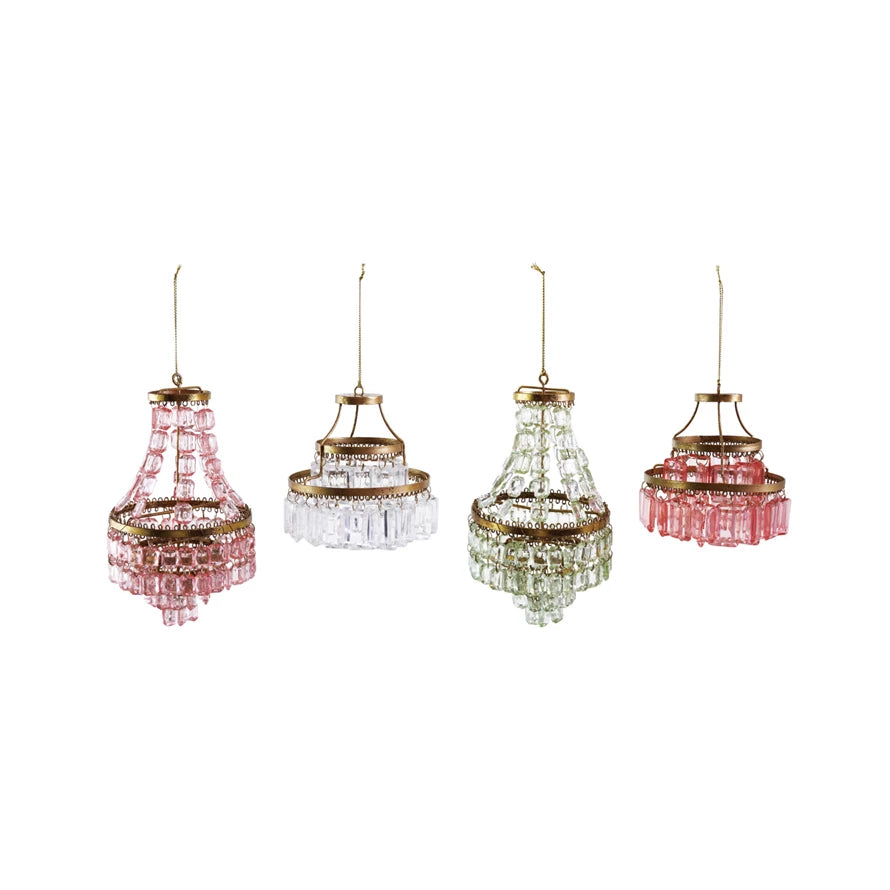 Metal & Plastic Chandelier Ornament