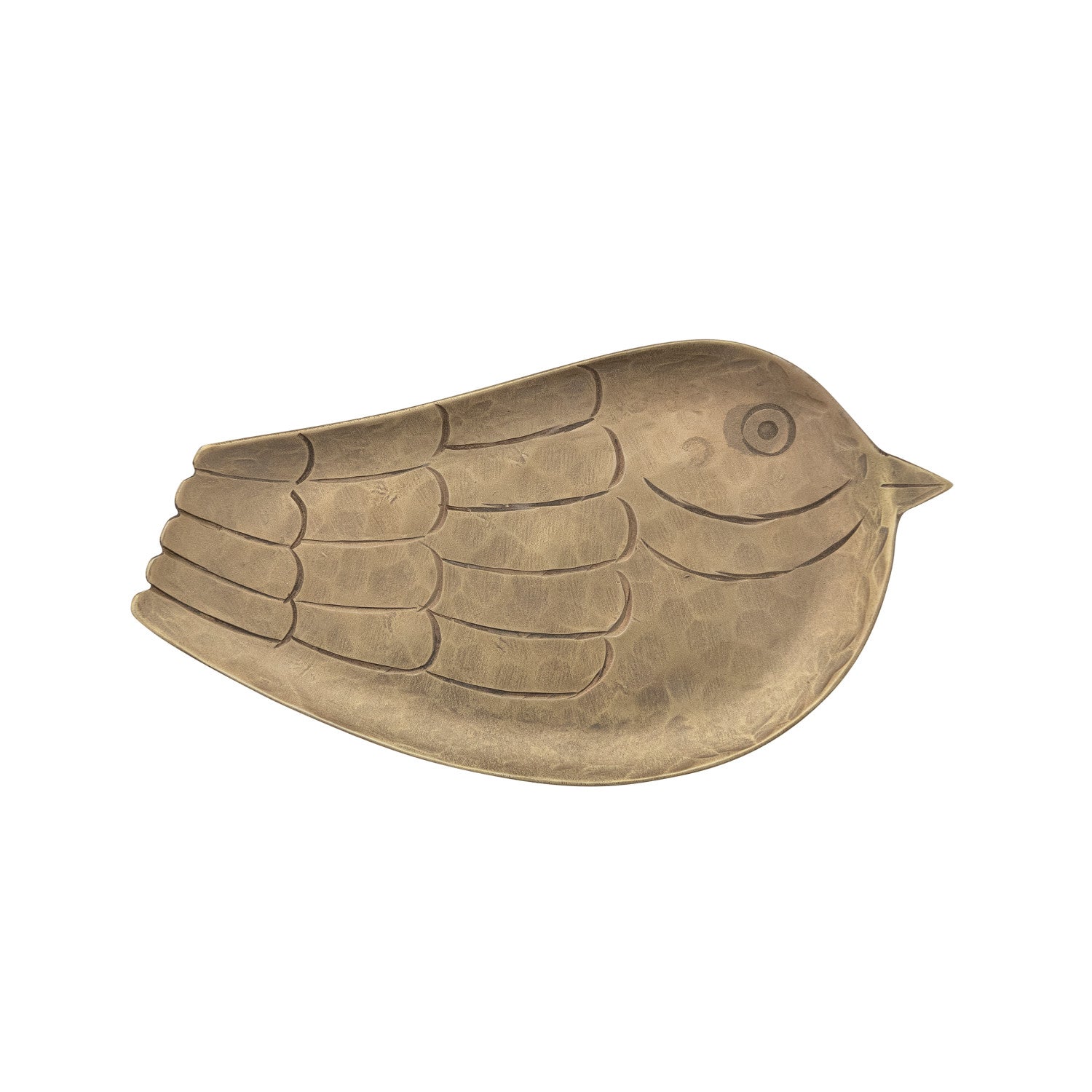 Hand-Forged Metal Bird Tray