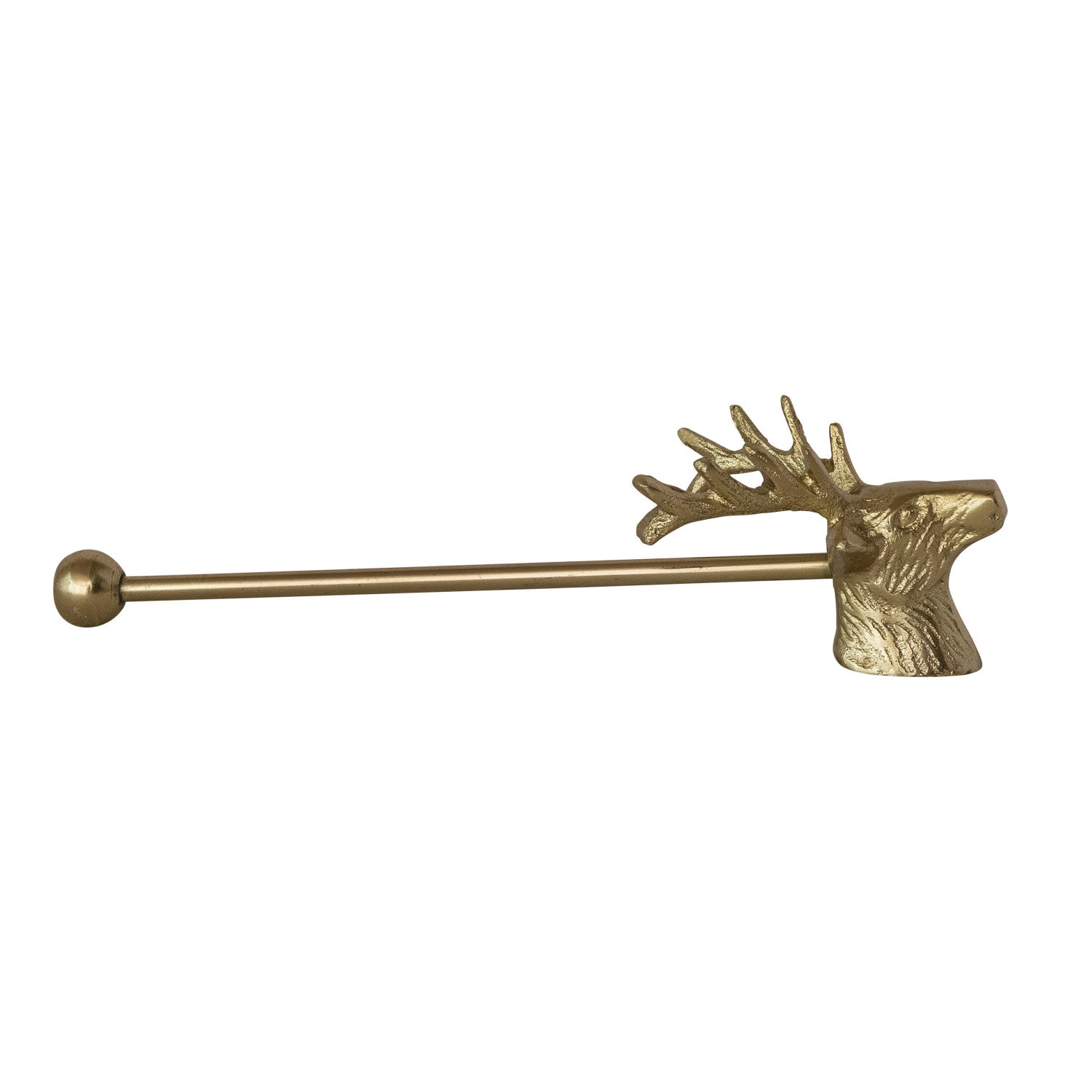 Cast Aluminum Deer Head Candle Snuffer
