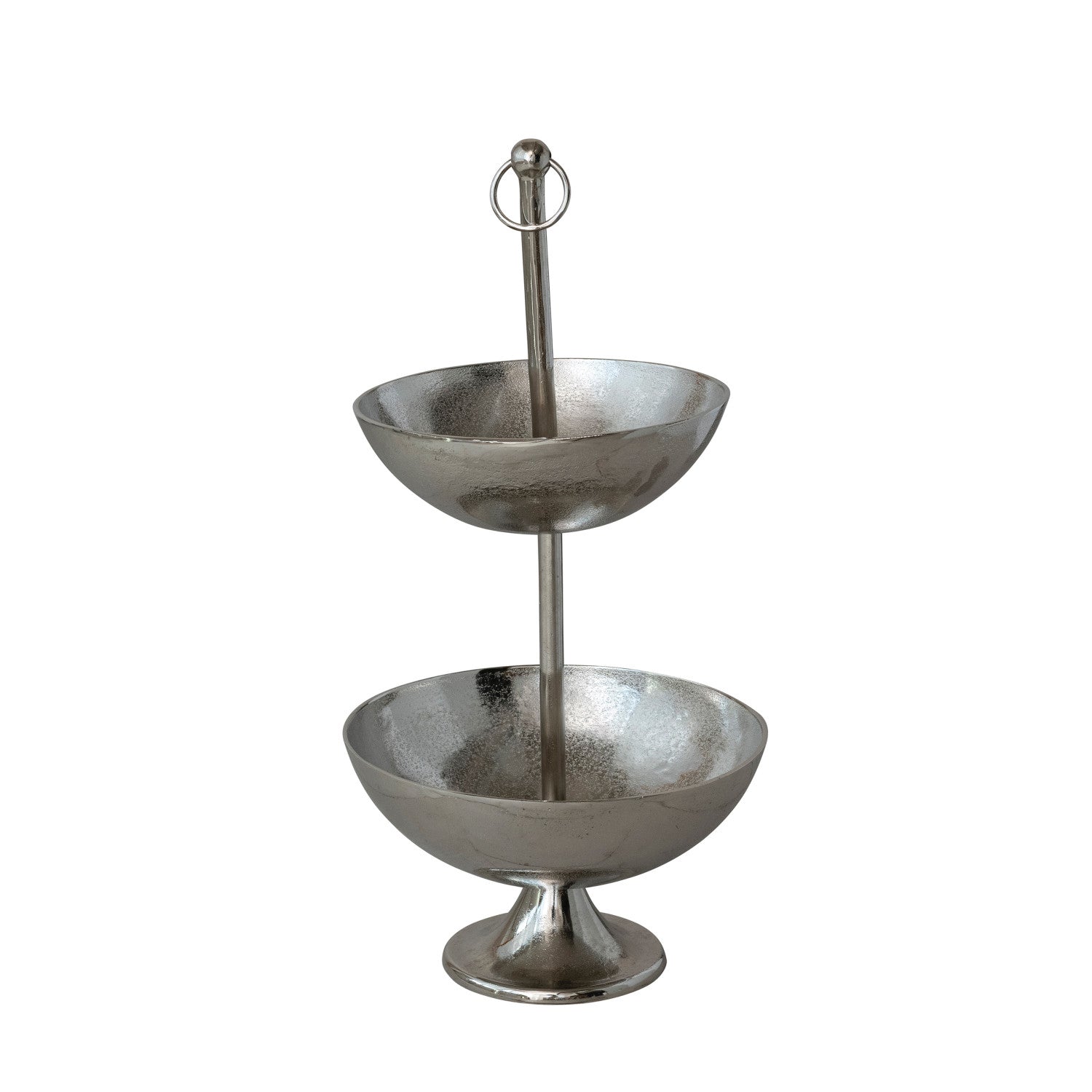 Cast Aluminum 2-Tier Bowl