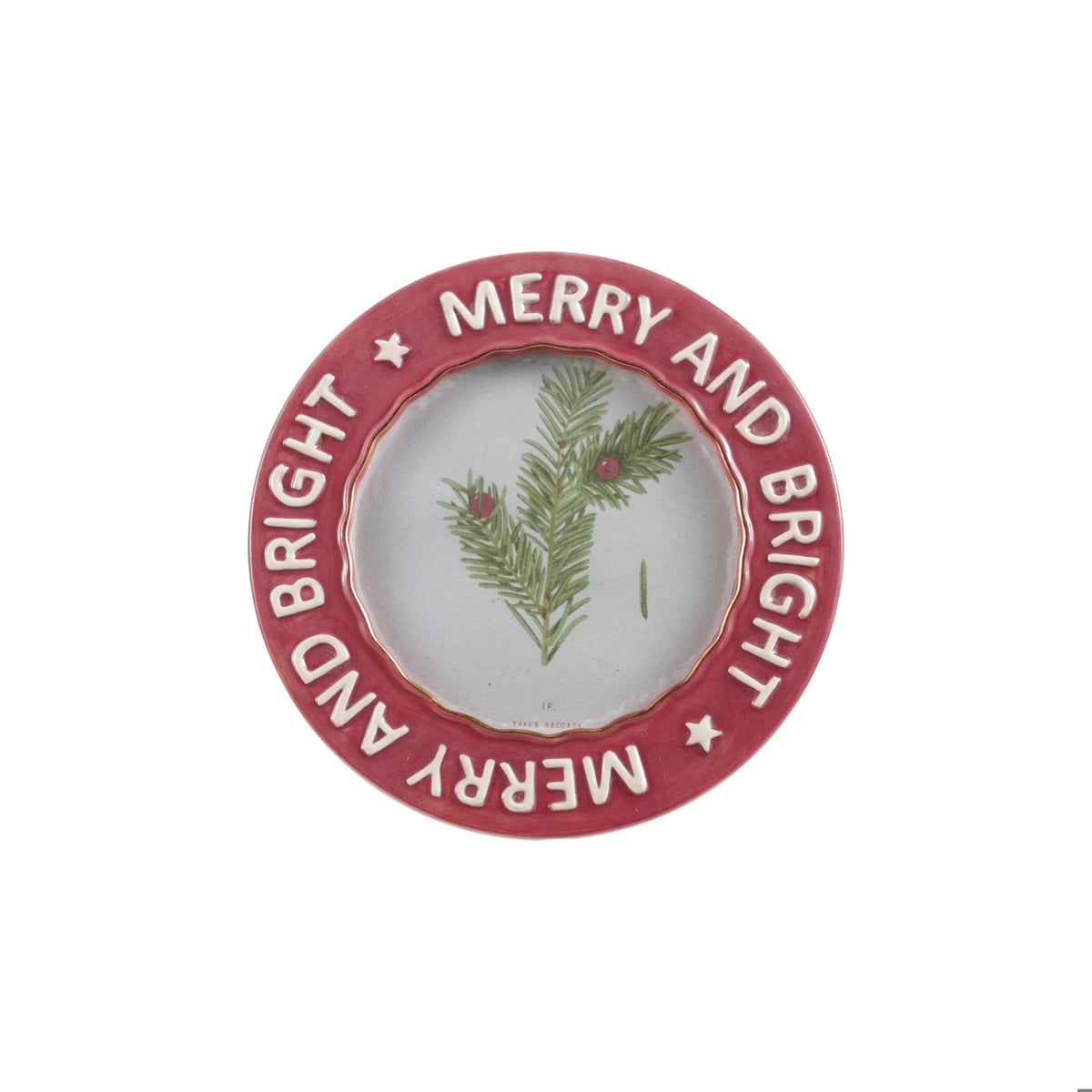 Merry &amp; Bright Circle Christmas Frame