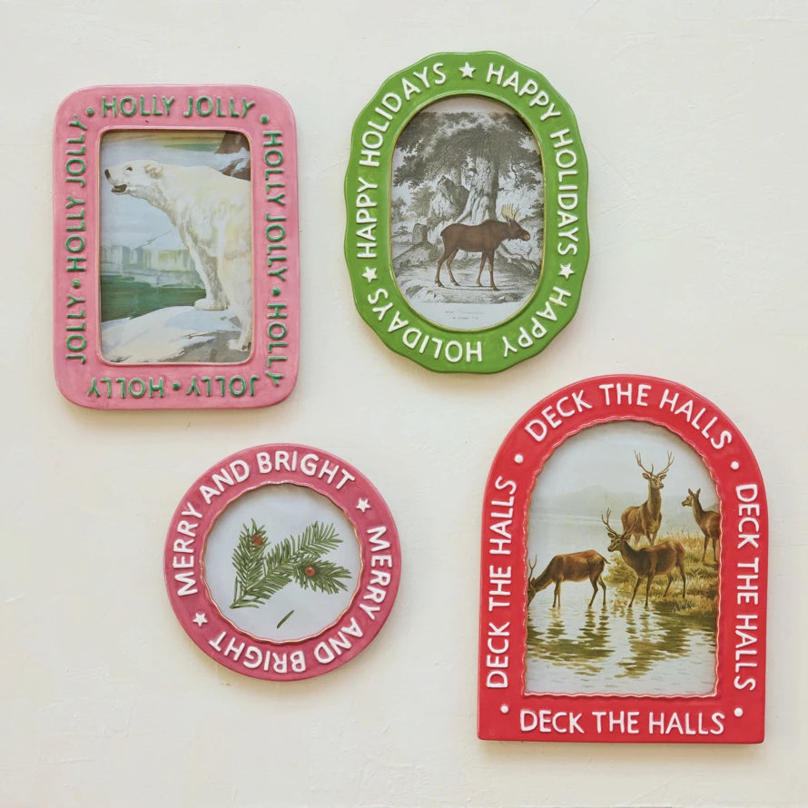 Deck The Halls Arched Frame