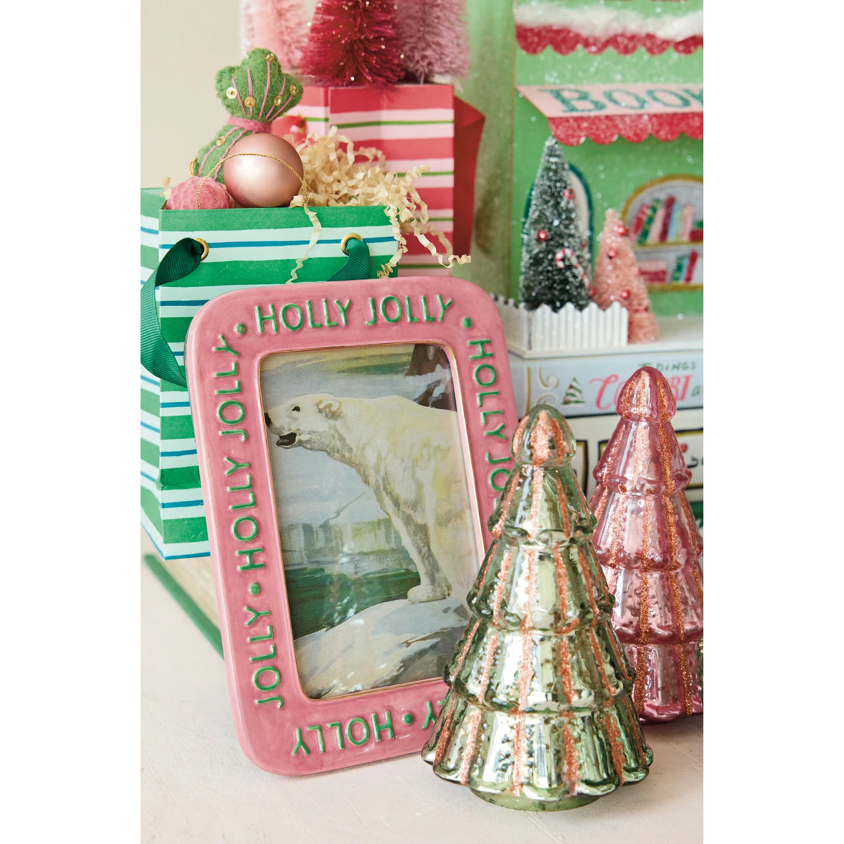 Holly Jolly Photo Frame