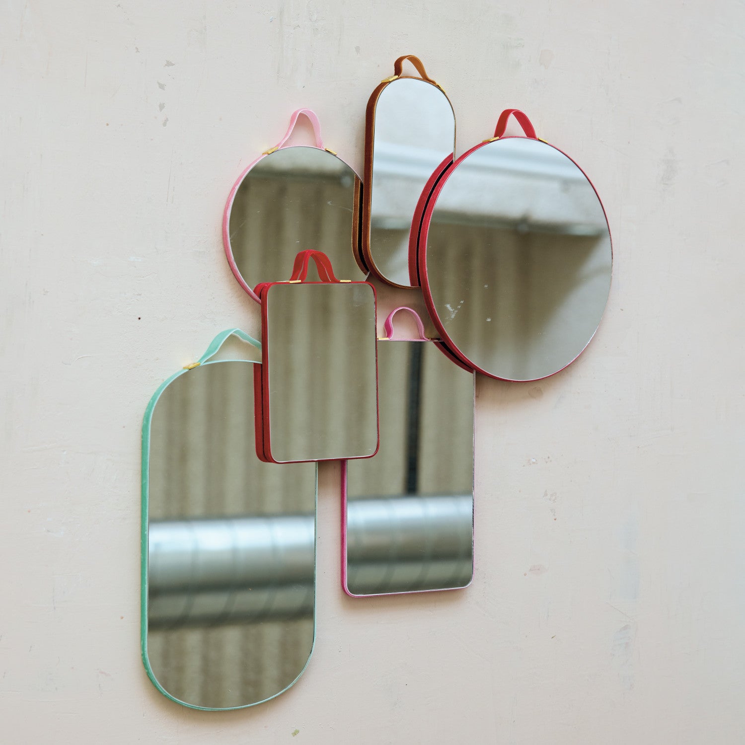 Velvet Framed Wall Mirrors