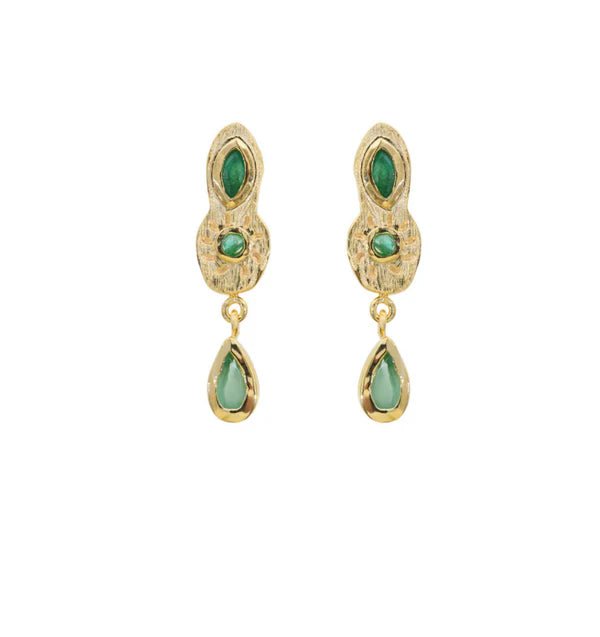 Yael Earrings - Box Turtle