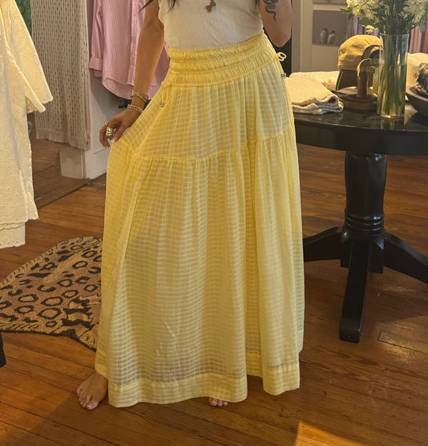 Yellow Smock Skirt - Box Turtle