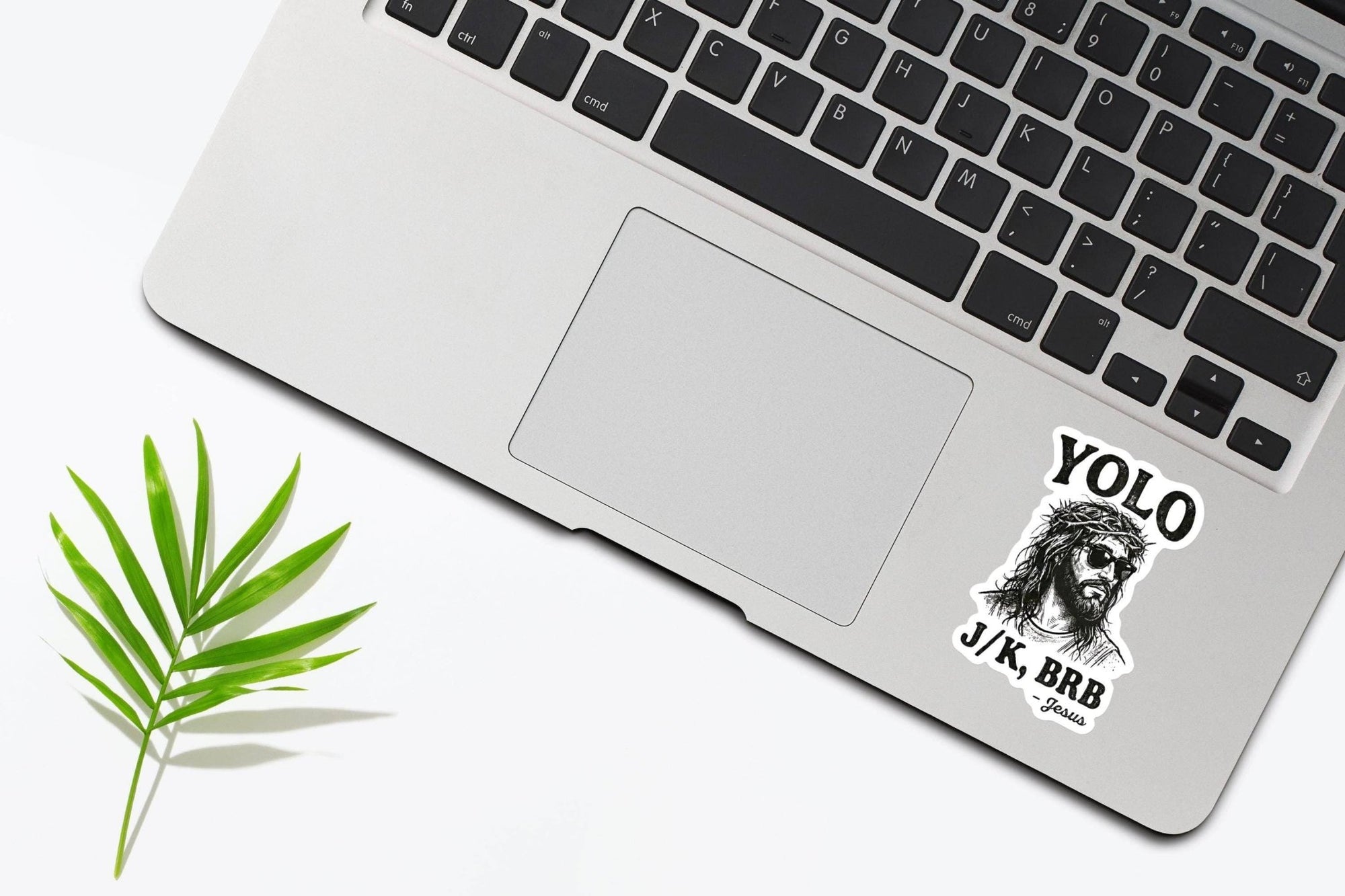 YOLO JK BRB Jesus Sticker - Box Turtle