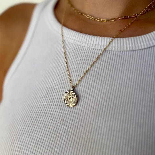 You Are My Sunshine Necklace - Box Turtle