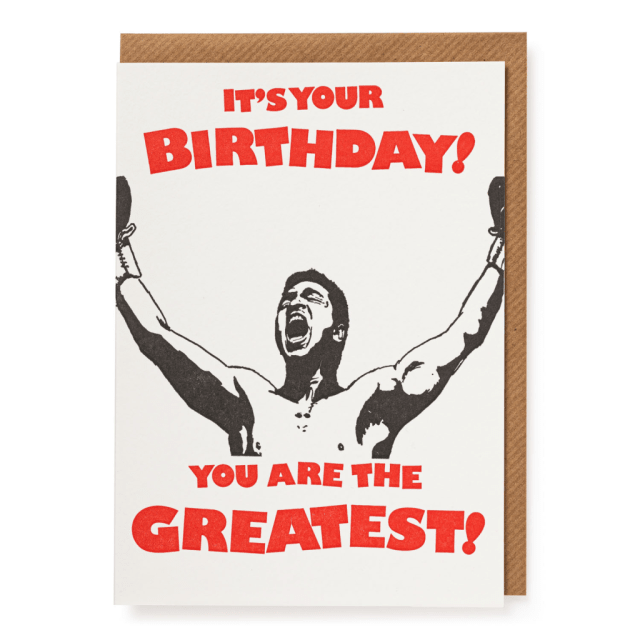 You Are The Greatest - Birthday Card - Box Turtle