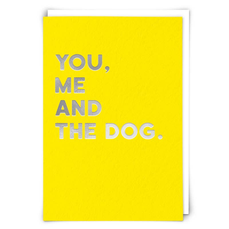 You Me and the Dog Card - Box Turtle