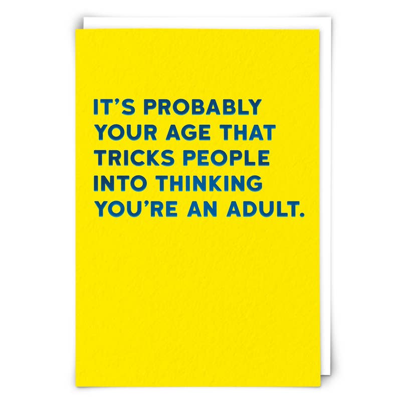 Your Age Funny Card - Box Turtle