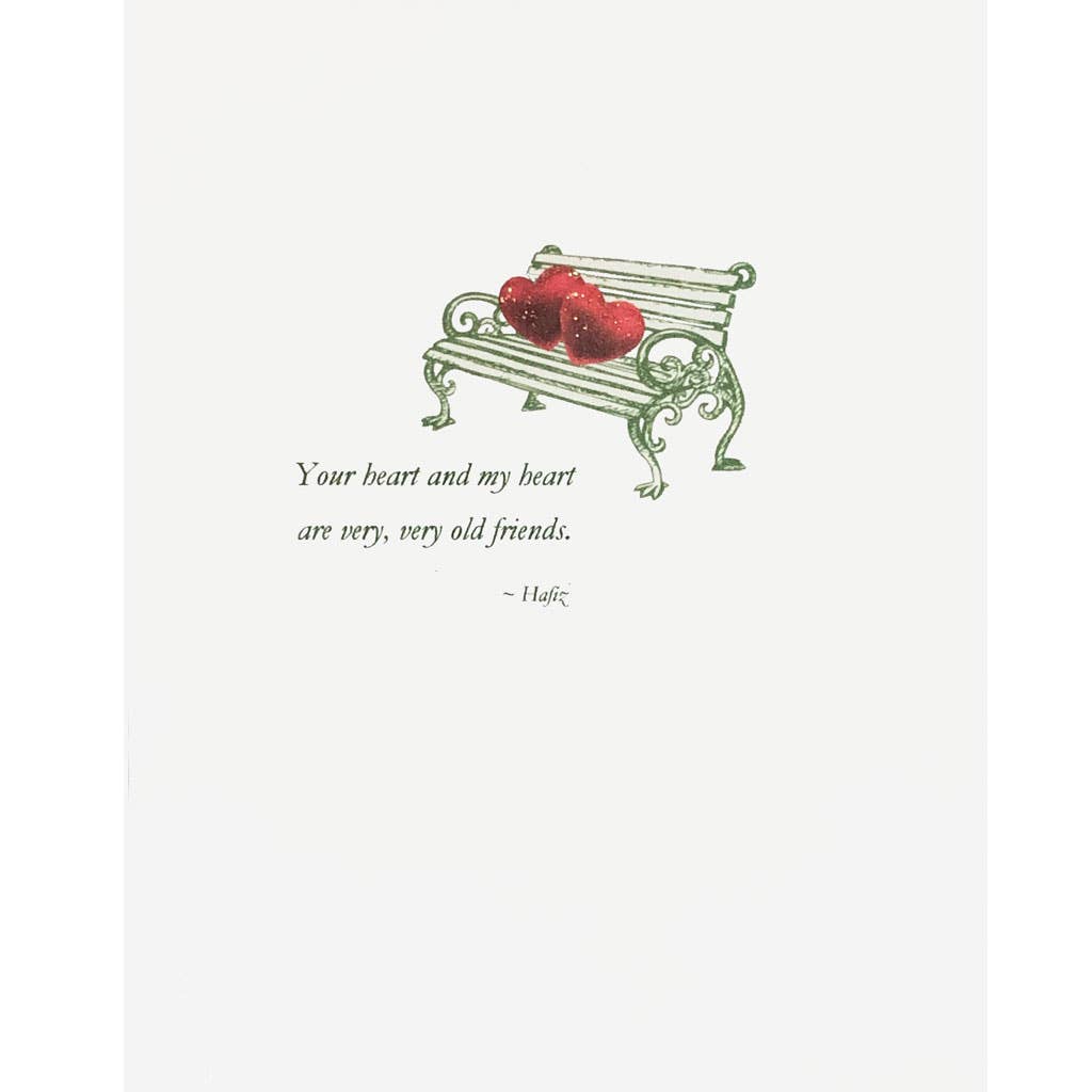 Your Heart & My Heart Friendship Card - Box Turtle