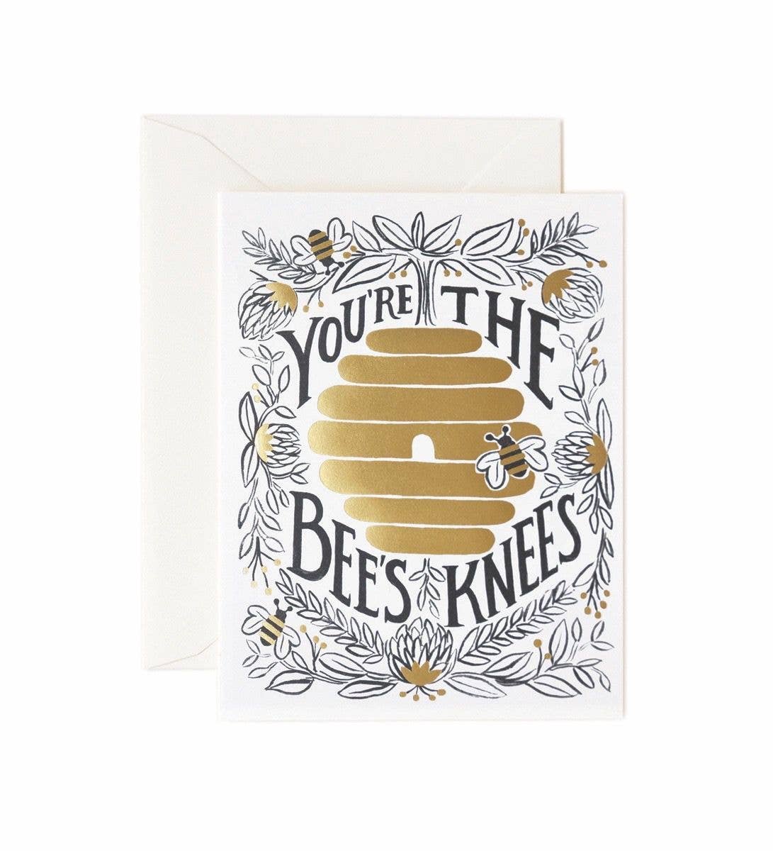 You're the Bee's Knees Card - Box Turtle
