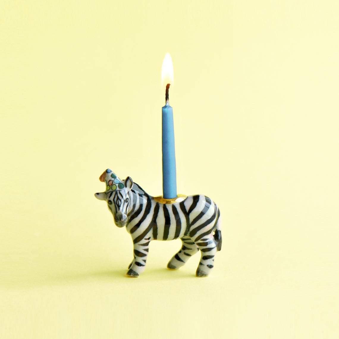 Zebra Cake Topper - Box Turtle