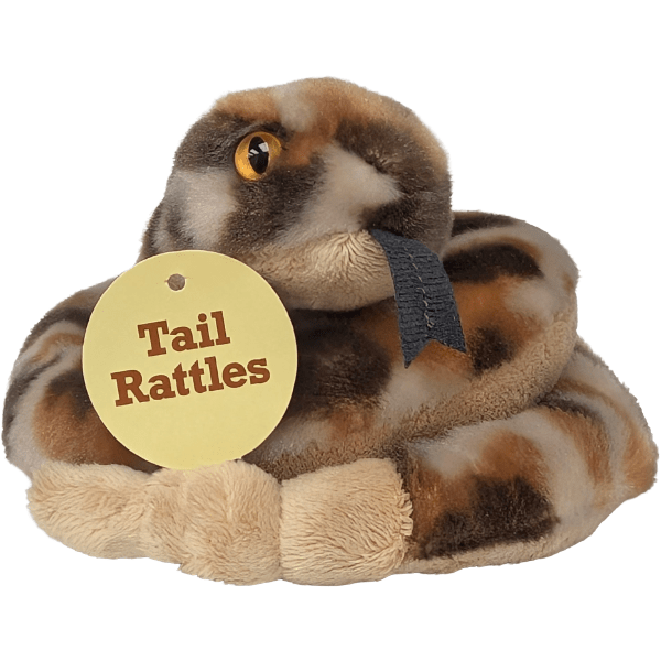 Ziggy the Canned Rattlesnake Stuffed Plush - Box Turtle