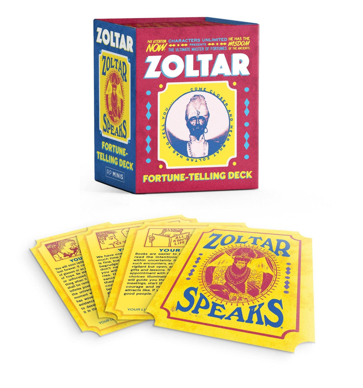 Zoltar Fortune-Telling Deck - Box Turtle