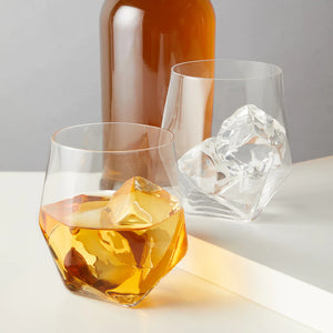 Faceted Crystal Tumblers (Set of 2)