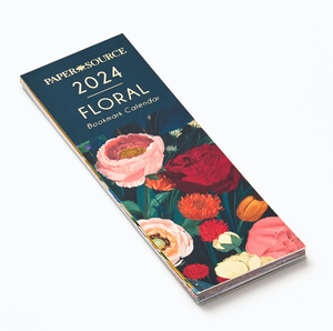2024 Floral Bookmark Calendar