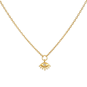 Mini Evil Eye Pendant Necklace
