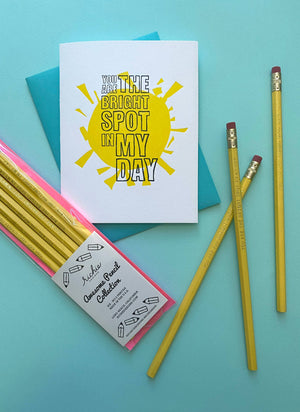 Bright My Spot In My Day Pencils