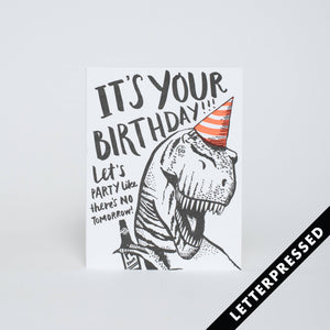 HELLO! LUCKY - T-Rex Birthday