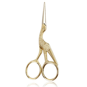 Rogue Paq Gold-Tone Crane Bud Trimming Scissors