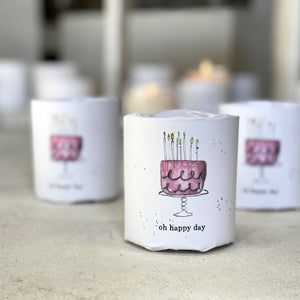 Oh Happy Day Cake Candle