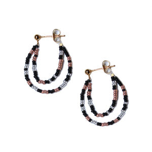 Swoop Earring in Black