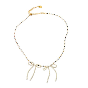 Ceylon Petite Bow Necklace