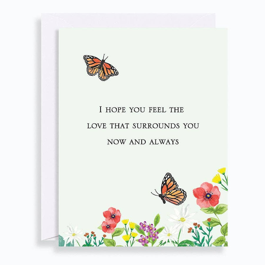 Butterflies Sympathy Card