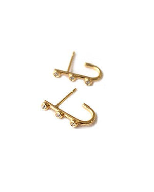 Gold Nina Studs