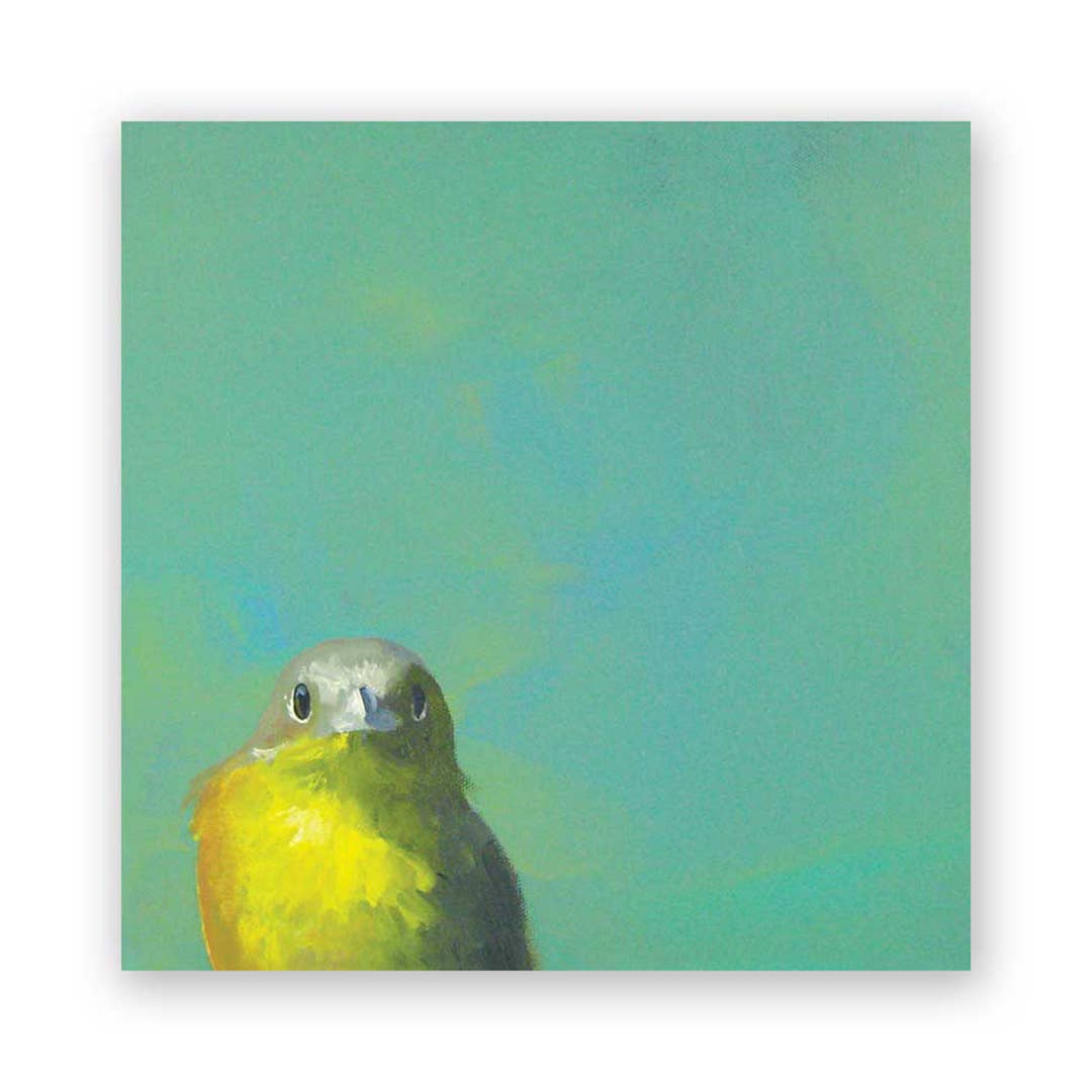 Yellow Bird Wood Wall Art