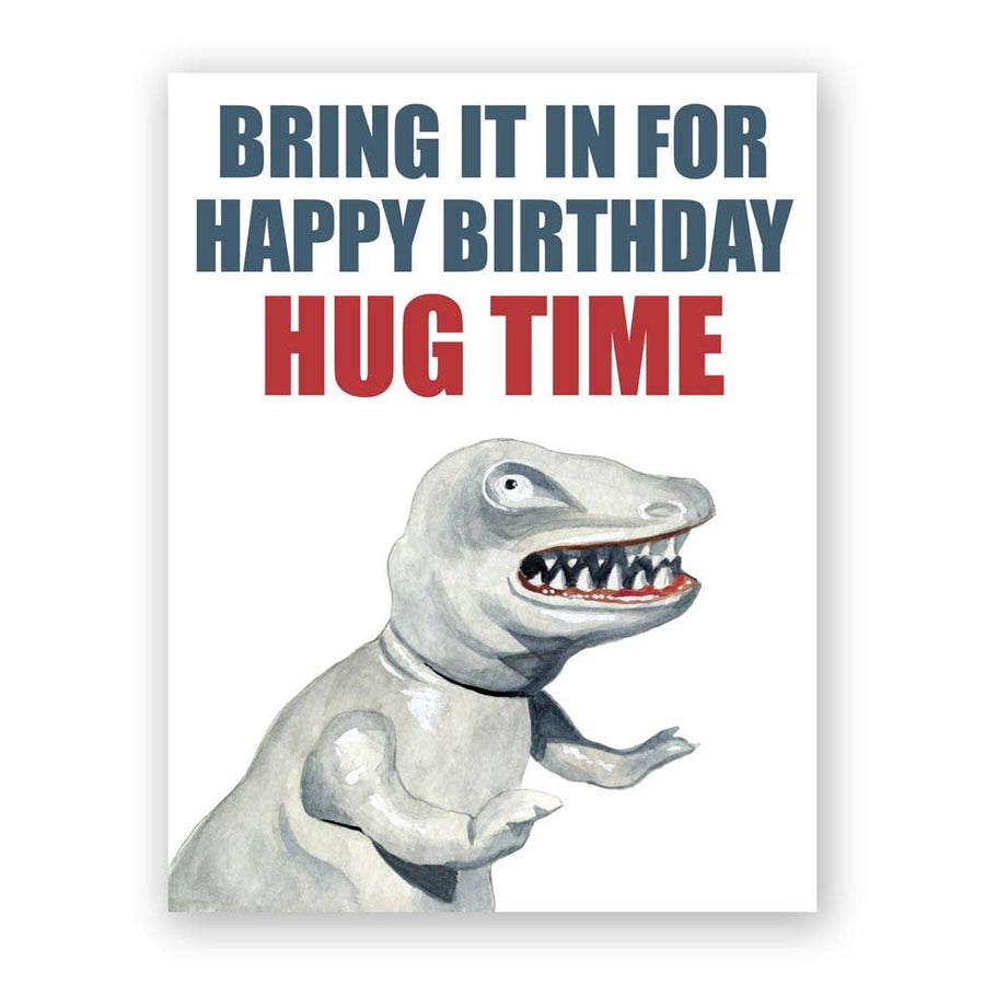 Hug Time Birthday Greeting Card