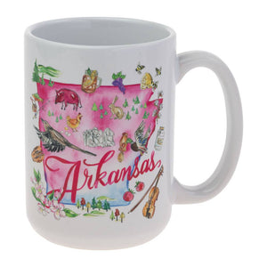 AR State Watercolor Mug