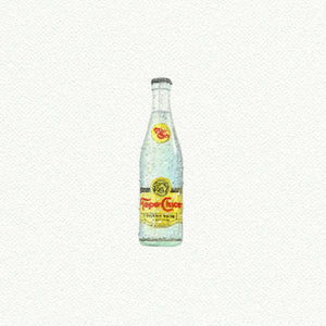 Topo Chico Miniature Watercolor Painting