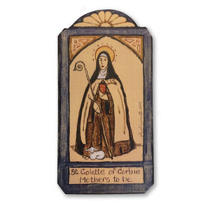 Saint Colette de Corbie Retablo