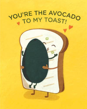 Avocado Toast Love Card