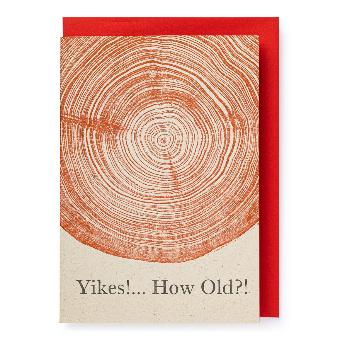 Tree rings Greeting Card