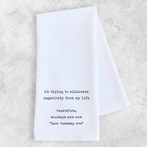 Taco Tuesday Eve Tea Towel