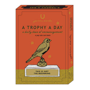 A Trophy A DAY - Pep Talk Oracle Card Deck
