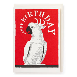 Birthday Cockatoo Greeting Card