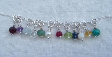 Birthstones in Silver or Gold