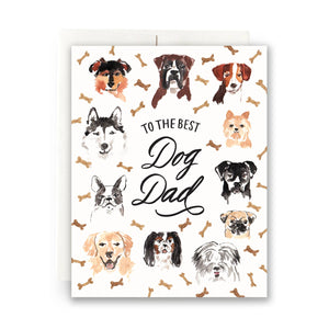 Best Dog Dad Card