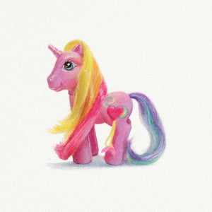 My Little Pony Miniature Watercolor Print