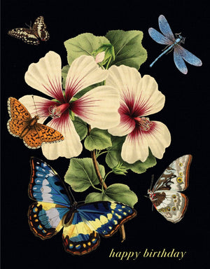 Flora & Fauna Birthday Card