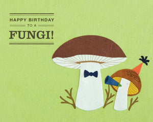 Happy Birthday Fungi Card