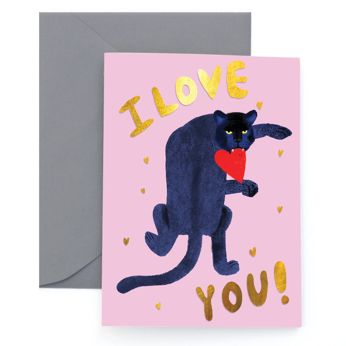 Big Cat Love Card