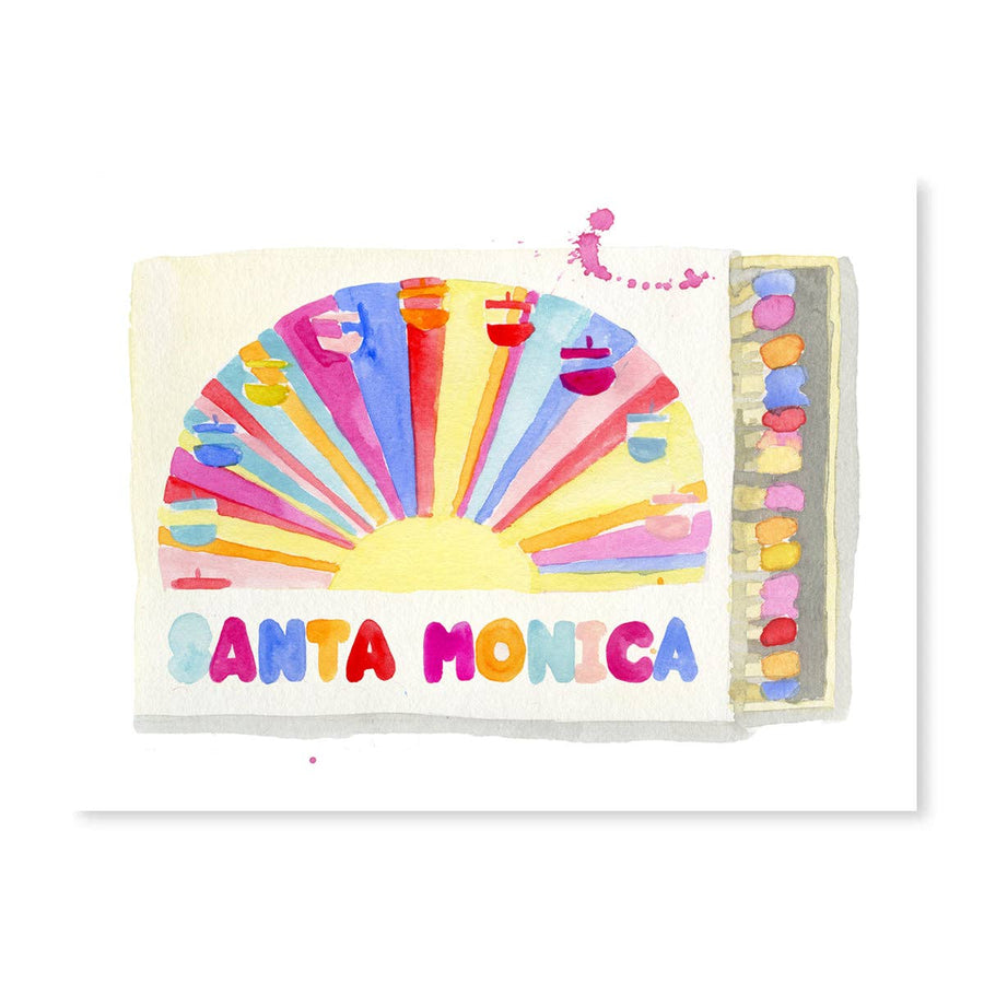Santa Monica Matchbook