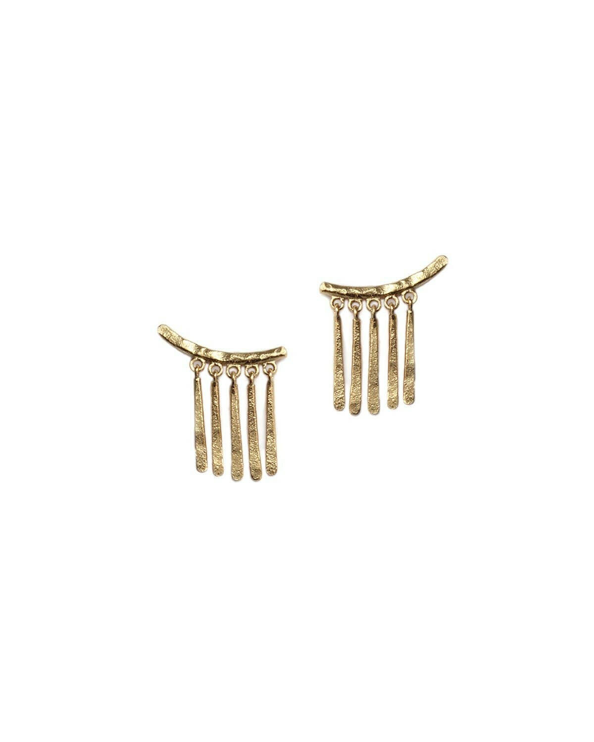 Gold Jiao Earrings