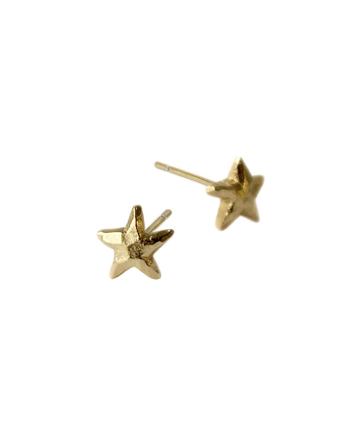 Gold Star Studs - Box Turtle